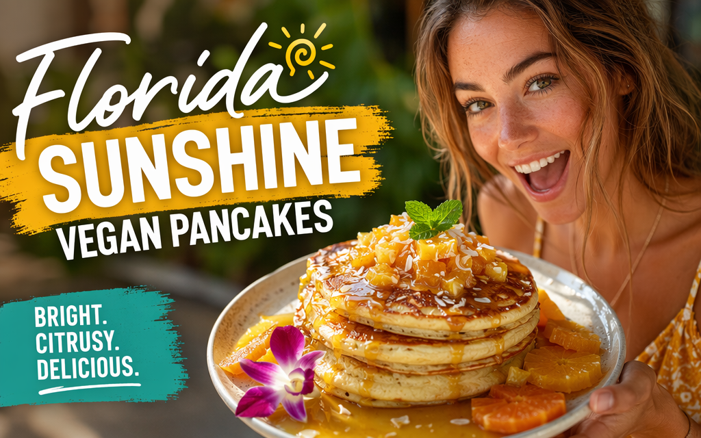 Florida Sunshine Vegan Pancakes