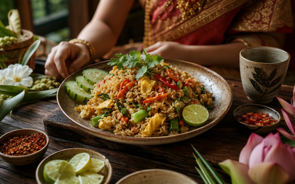 Thai Vegan Breakfast Fried Rice